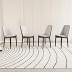 Set Of 4 Dining Chair with Metal Leg