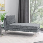 Beamon Contemporary Fabric Chaise Lounge by  - 69.00 L x 29.00 W x 30.00 H