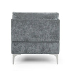 Beamon Contemporary Fabric Chaise Lounge by  - 69.00 L x 29.00 W x 30.00 H