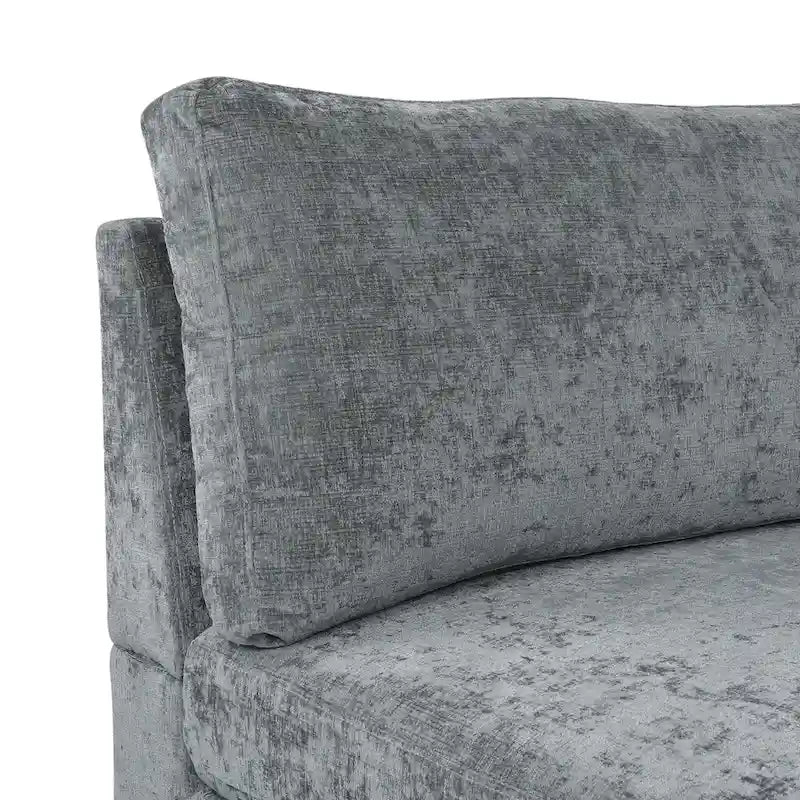 Beamon Contemporary Fabric Chaise Lounge by  - 69.00 L x 29.00 W x 30.00 H