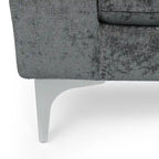 Beamon Contemporary Fabric Chaise Lounge by  - 69.00 L x 29.00 W x 30.00 H