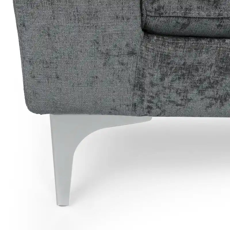 Beamon Contemporary Fabric Chaise Lounge by  - 69.00 L x 29.00 W x 30.00 H