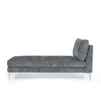 Beamon Contemporary Fabric Chaise Lounge by  - 69.00 L x 29.00 W x 30.00 H