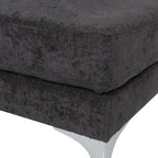 Beamon Contemporary Fabric Chaise Lounge by  - 69.00 L x 29.00 W x 30.00 H