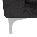 Beamon Contemporary Fabric Chaise Lounge by  - 69.00 L x 29.00 W x 30.00 H