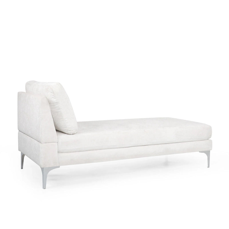 Beamon Contemporary Fabric Chaise Lounge by  - 69.00 L x 29.00 W x 30.00 H