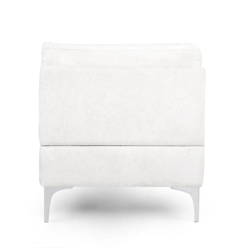 Beamon Contemporary Fabric Chaise Lounge by  - 69.00 L x 29.00 W x 30.00 H