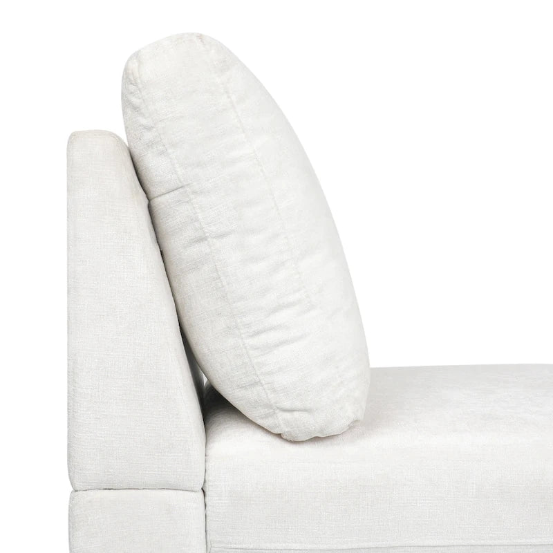 Beamon Contemporary Fabric Chaise Lounge by  - 69.00 L x 29.00 W x 30.00 H