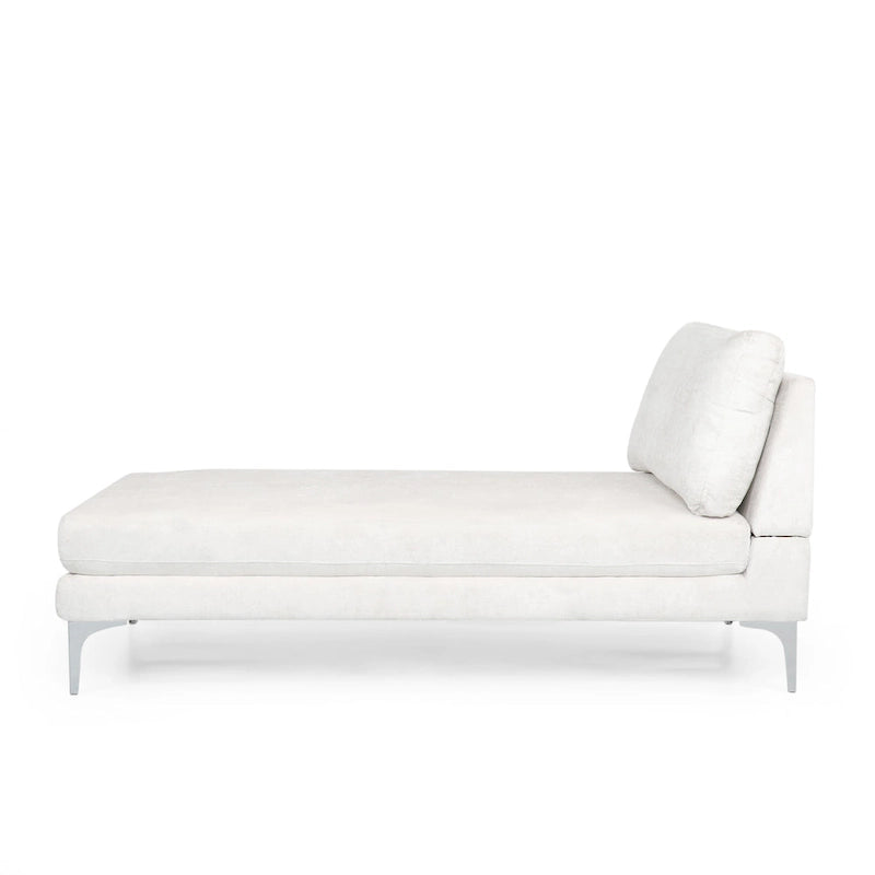Beamon Contemporary Fabric Chaise Lounge by  - 69.00 L x 29.00 W x 30.00 H