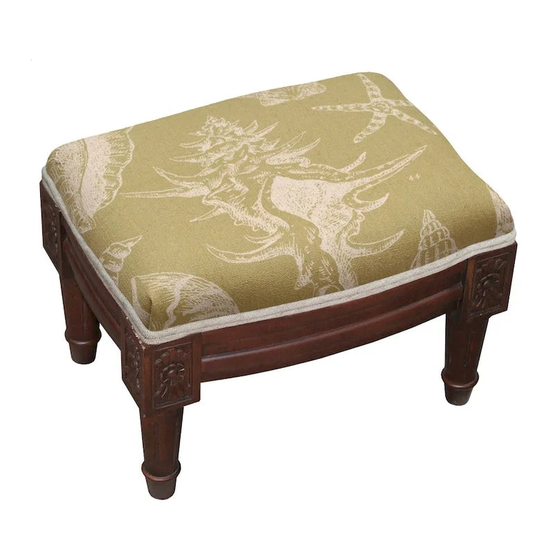 Algiers Seashells Footstool