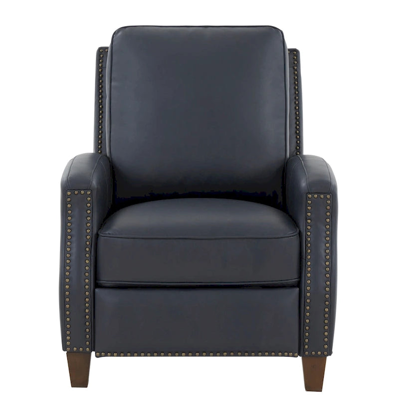 Julian Faux Leather Push Back Recliner by