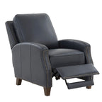 Julian Faux Leather Push Back Recliner by
