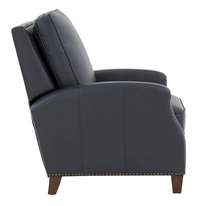 Julian Faux Leather Push Back Recliner by