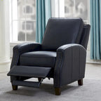 Julian Faux Leather Push Back Recliner by