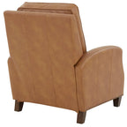 Julian Faux Leather Push Back Recliner by