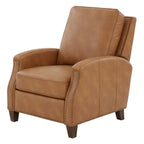 Julian Faux Leather Push Back Recliner by