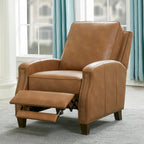 Julian Faux Leather Push Back Recliner by