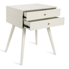 Nightstand Side Table with 2 Drawers