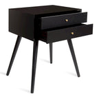 Nightstand Side Table with 2 Drawers