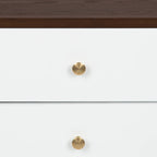Nightstand Side Table with 2 Drawers