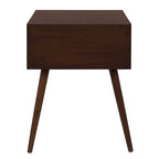 Nightstand Side Table with 2 Drawers