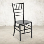 Resin Stackable Chiavari Chair - 15W x 18.75D x 35H - 15W x 18.75D x 35H