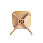 Versailles Square Dining Chair in Black and Natural Cane - Set of 2