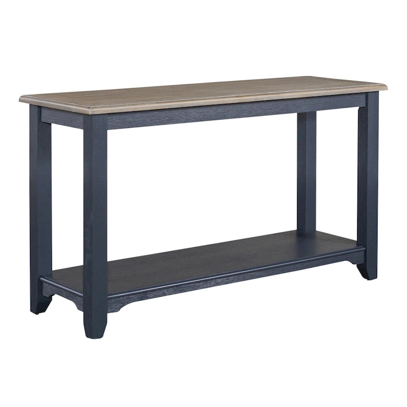 Navy blue steel wire brushed sofa table living room decoration