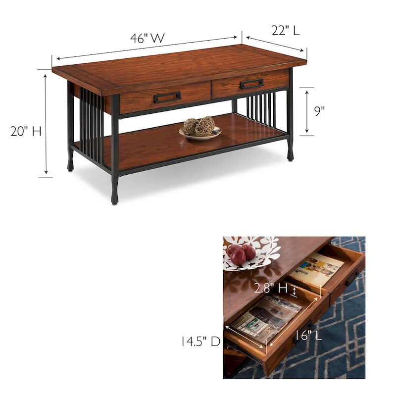 Peter Matte Black Slatted Coffee Table