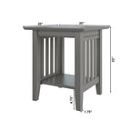 Mission End Table