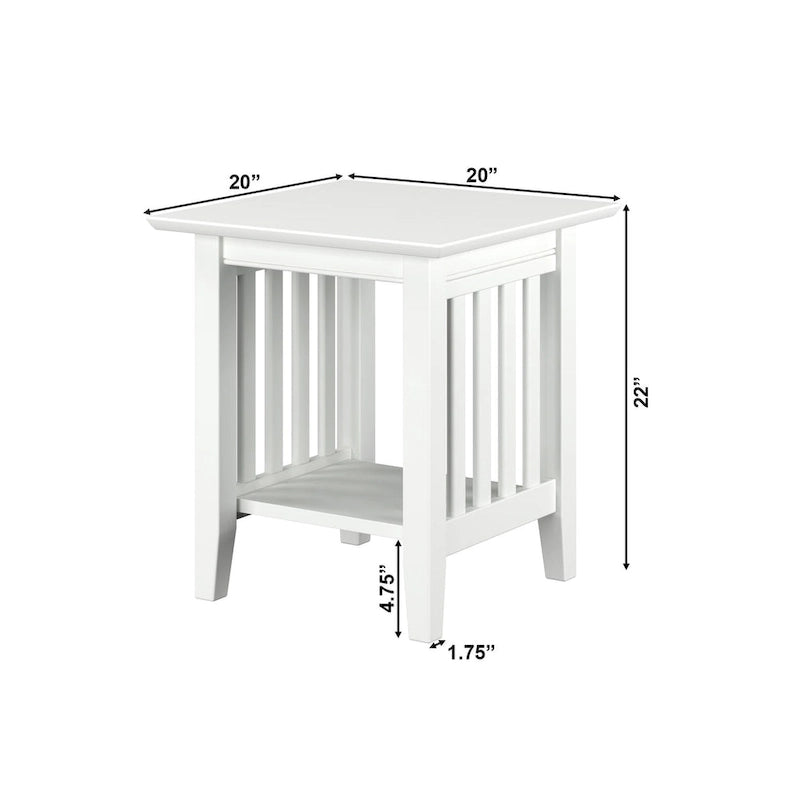 Mission End Table