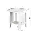 Mission End Table