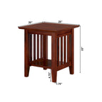 Mission End Table