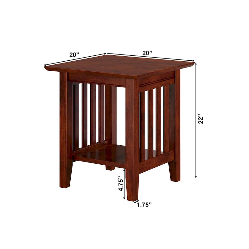 Mission End Table