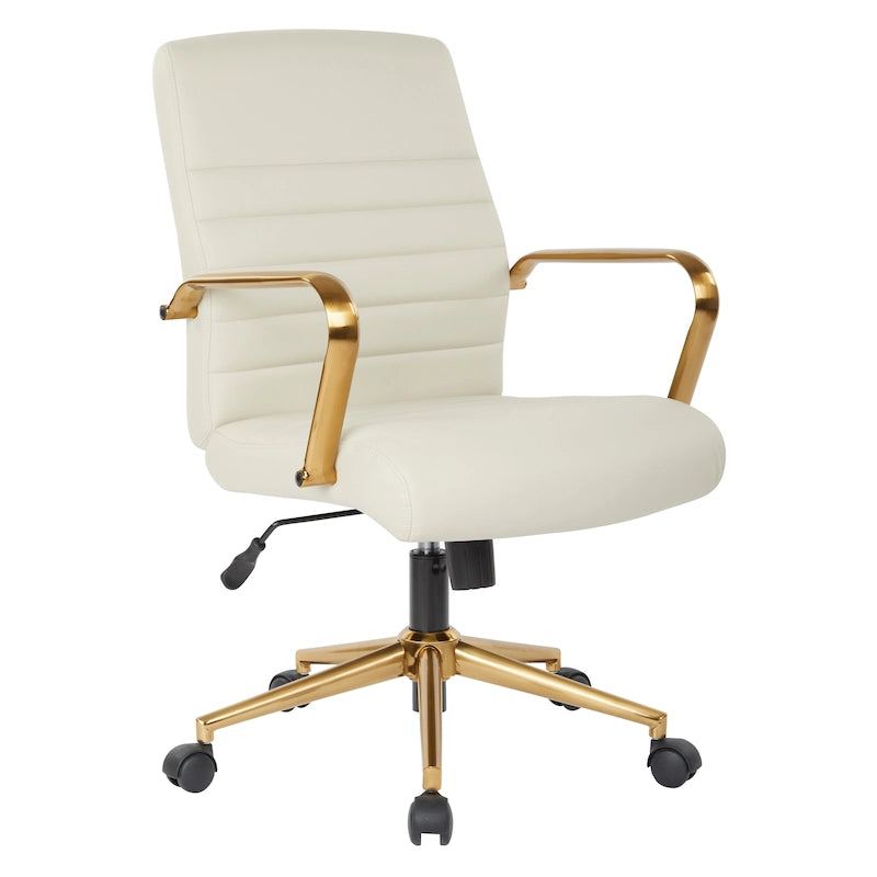 Baldwin Mid-Back Faux Leather Chair