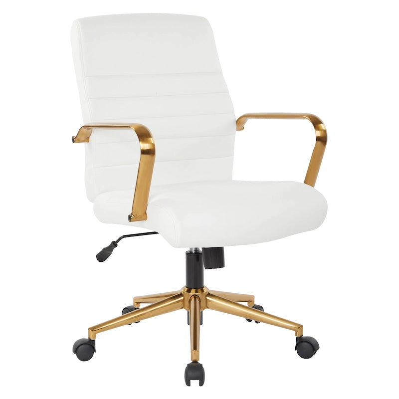 Baldwin Mid-Back Faux Leather Chair