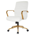 Baldwin Mid-Back Faux Leather Chair
