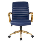 Baldwin Mid-Back Faux Leather Chair