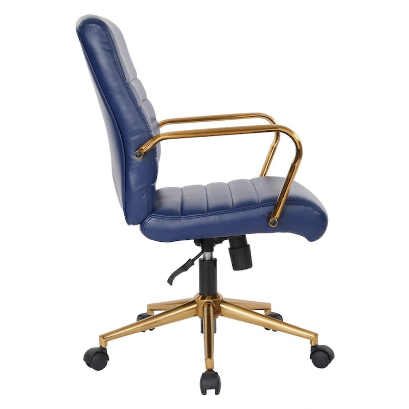 Baldwin Mid-Back Faux Leather Chair