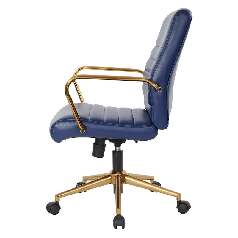 Baldwin Mid-Back Faux Leather Chair