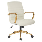 Baldwin Mid-Back Faux Leather Chair