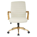 Baldwin Mid-Back Faux Leather Chair