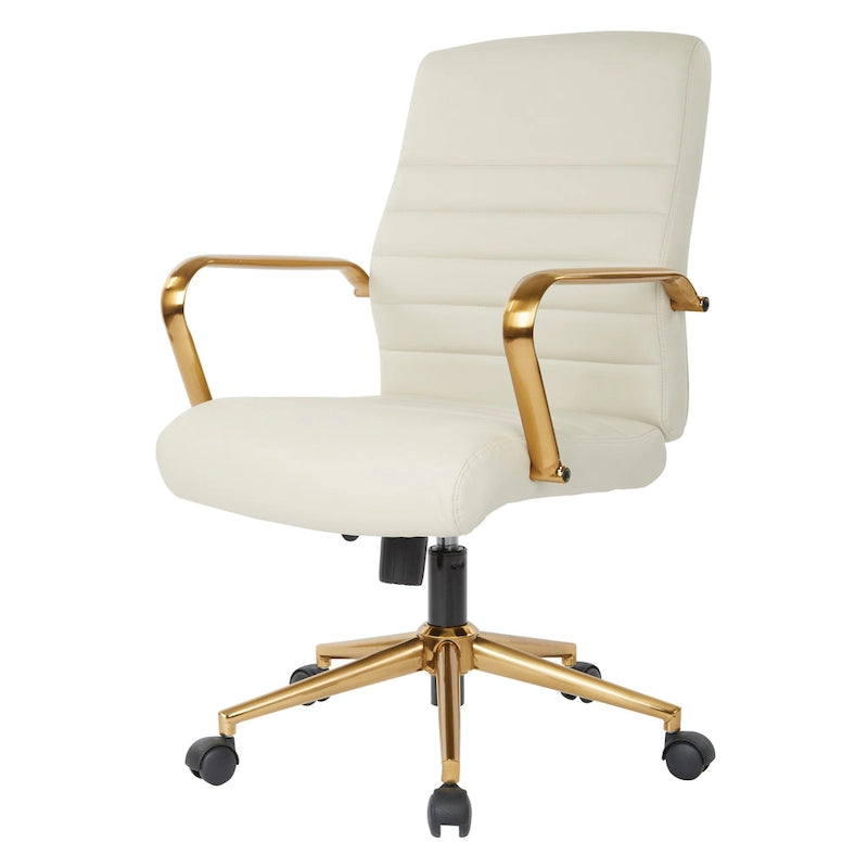 Baldwin Mid-Back Faux Leather Chair