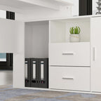 Computer Desk L-Shaped Corner Desk Workstation Reversible