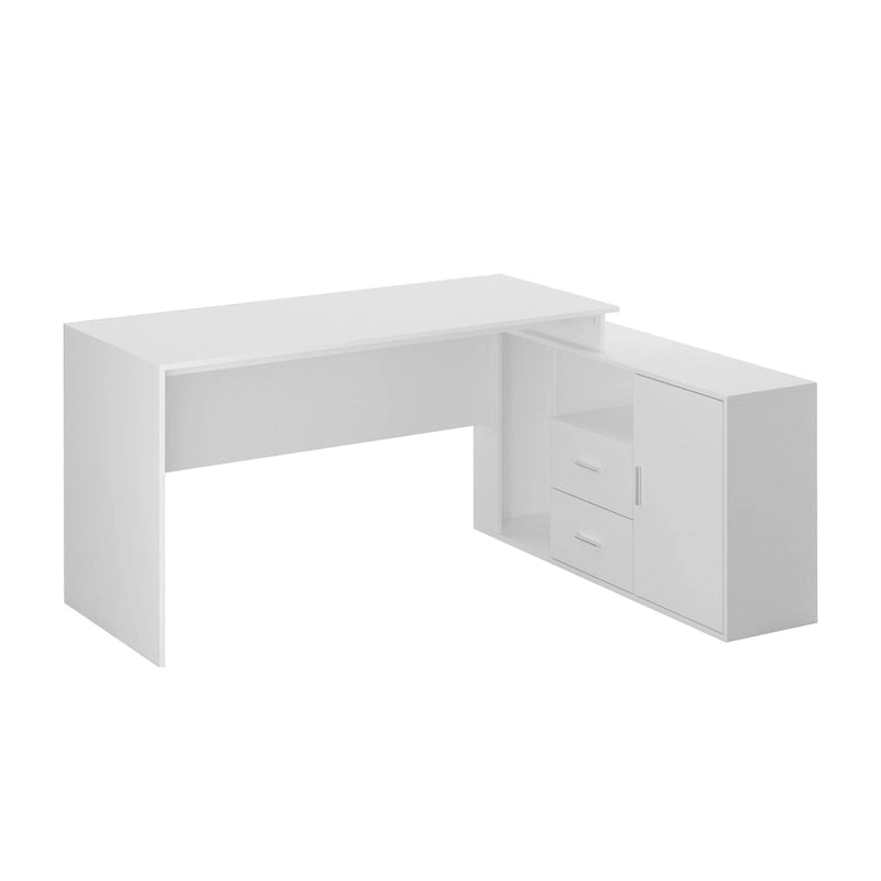 Computer Desk L-Shaped Corner Desk Workstation Reversible