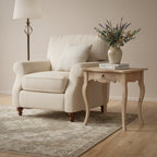 Unfinished Mindi Wood Side Table With Drawer by  - 26 x 18 x 26