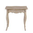 Unfinished Mindi Wood Side Table With Drawer by  - 26 x 18 x 26