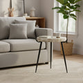 Macari Modern Marble Top Accent Table - 18W x 18D x 20H