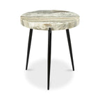 Modern Marble Top Accent Table - 18W x 18D x 20H