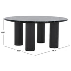 Couture Tylee Round Marble Coffee Table - 36Wx36Dx16H